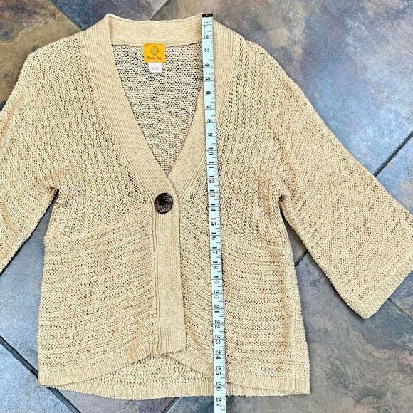 Ruby Rd. Knit Short Sleeve Cardigan Large - Picture 6 of 13